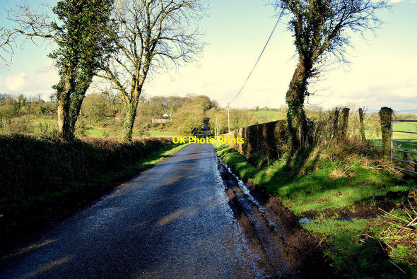 Photo 6"x4" Muddy along Loughmuck Road Fintona c2022