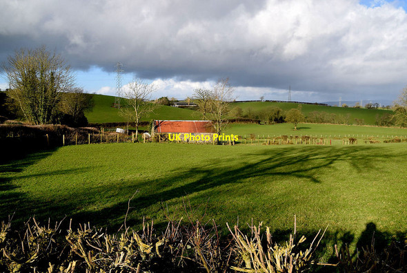 Photo 6"x4" A dark sky, Tullycunny Omagh c2022