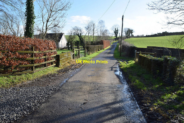 Photo 6"x4" Bridge along Tullycunny Road Omagh c2022