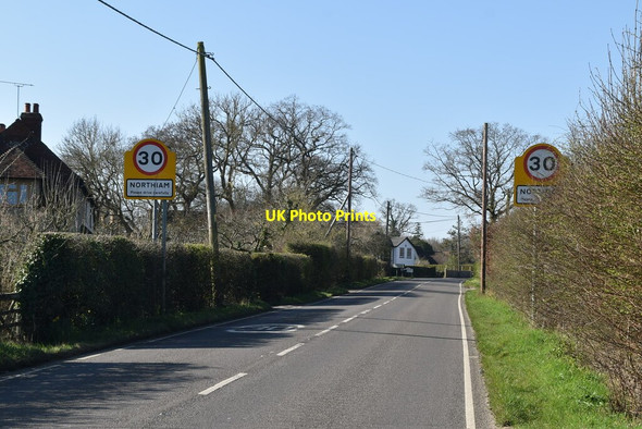 Photo 6"x4" Entering Northiam, A28 Newenden c2021