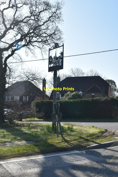 Photo 6"x4" Village sign, Northiam Northiam c2021