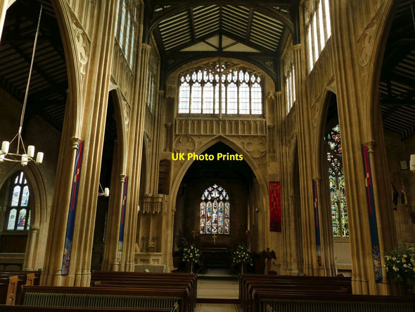 Photo 6"x4" St Mary, Chipping Norton: nave looking East Chipping Norton c2021