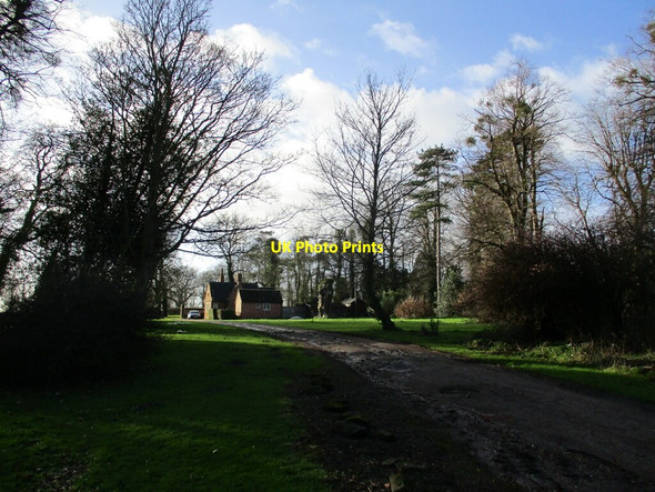 Photo 6"x4" Driveway and Lodge at Winkburn Hall Winkburn c2022