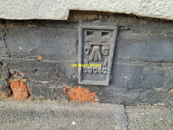 Photo 6"x4" Ordnance Survey Flush Bracket (G3040) Ellesmere\/SJ3934 c2022