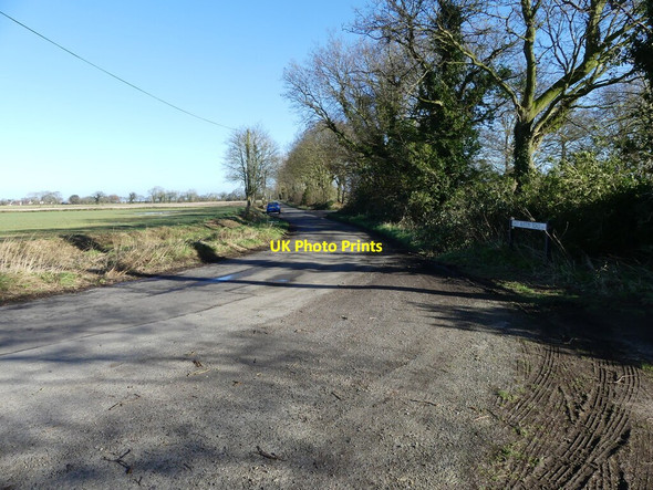 Photo 6"x4" East on East Ruston Road Happisburgh Common c2022