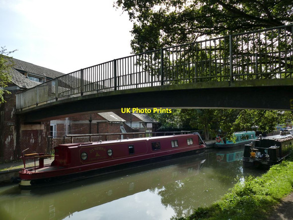 Photo 6"x4" Canal footbridge in Jericho Oxford\/SP5106 c2021