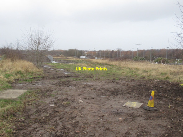 Photo 6"x4" Muddy ground by Musselburgh Station Musselburgh c2022