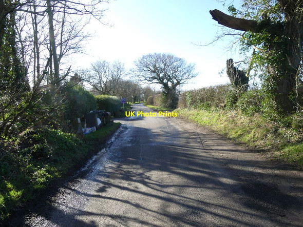 Photo 6"x4" West on East Ruston Road Lessingham c2022