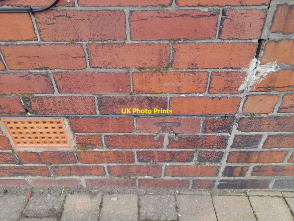 Photo 6"x4" Ordnance Survey Cut Mark Barrow-In-Furness c2022 P2