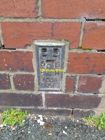 Photo 6"x4" Ordnance Survey Flush Bracket (S1051) Barrow-In-Furness c2022
