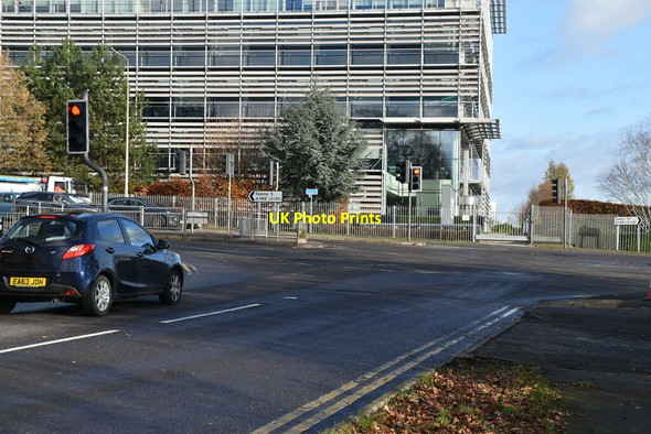 Photo 6"x4" Oakwood Hill meets A1168 Loughton\/TQ4396 c2021
