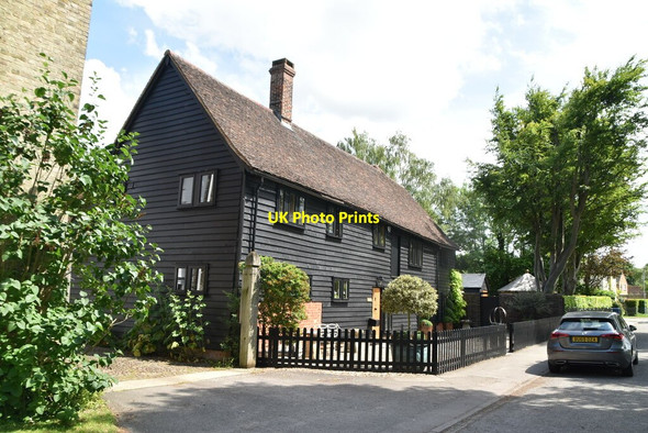 Photo 6"x4" Weatherboarded barn Royston\/TL3541 c2021