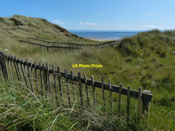 Photo 6"x4" Dunes overlooking Largo Bay Drumeldrie c2019