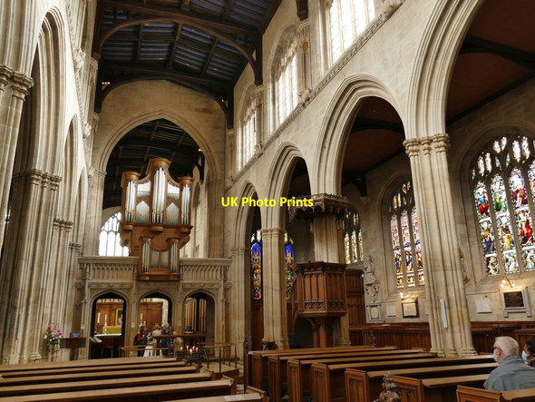 Photo 6"x4" St Mary the Virgin, Oxford: nave looking east Oxford\/SP5106 c2021
