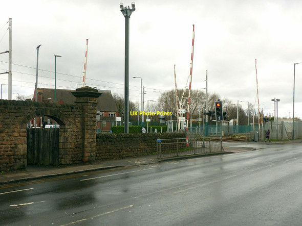 Photo 6"x4" David Lane level crossing, Basford Nottingham\/SK5641 c2022