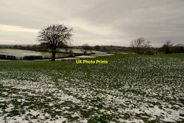 Photo 6"x4" A light dusting of snow, Tycanny Garvaghy c2022