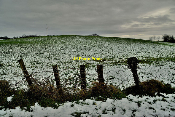 Photo 6"x4" Light snow, Tycanny Garvaghy c2022