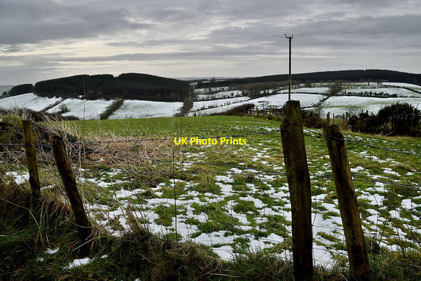 Photo 6"x4" Light snow, Tycanny Garvaghy c2022