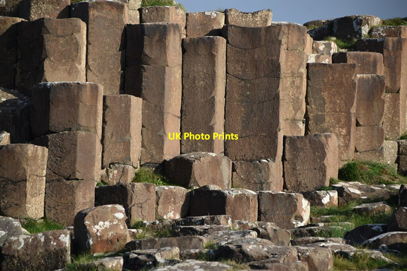 Photo 6"x4" Basalt columns Portballintrae c2021 P1