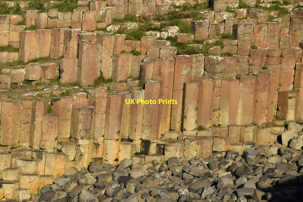 Photo 6"x4" Basalt columns Portballintrae c2021