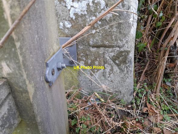 Photo 6"x4" Ordnance Survey Cut Mark Gawthwaite c2022