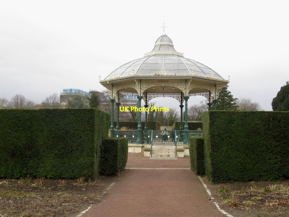 Photo 6"x4" Bandstand, Saughton Park Craiglockhart c2022