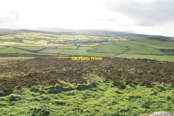 Photo 6"x4" View west from Grianan of Aileach Speenoge c2021