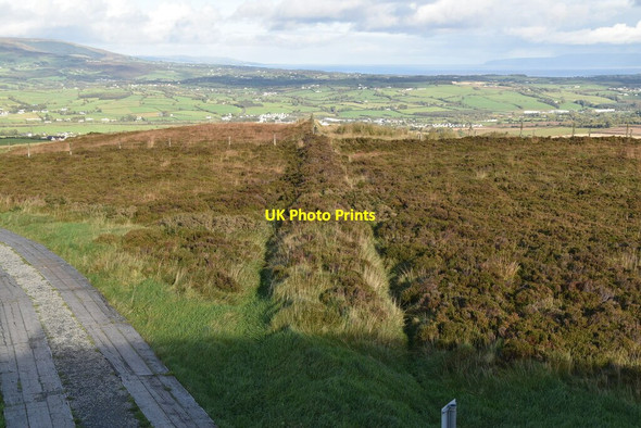 Photo 6"x4" View north east from Grianan of Aileach Speenoge c2021