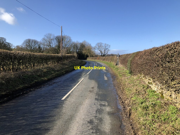 Photo 6"x4" Minor Road At Western Edge of Kirby Hill Kirby Hill\/NZ1306 c2022