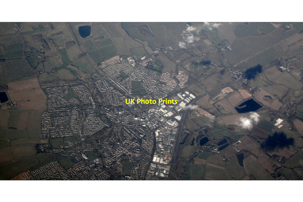 Photo 6"x4" Witham from the air Witham c2022
