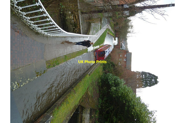 Photo 6"x4" Montgomery Canal aqueduct, Welshpool Welshpool\/Y Trallwng c2014