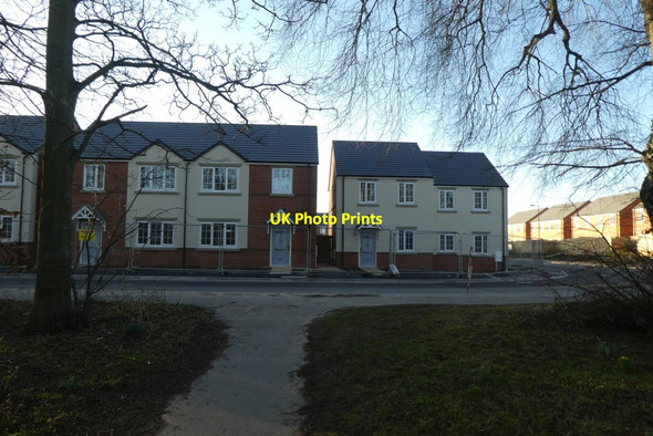 Photo 6"x4" Construction of new housing Heslington c2022