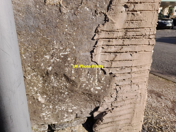 Photo 6"x4" Ordnance Survey Cut Mark Kirkby-in-Furness c2022