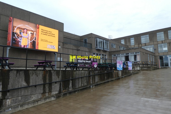 Photo 6"x4" Big screen on Vanbrugh Dining Hall Heslington c2022