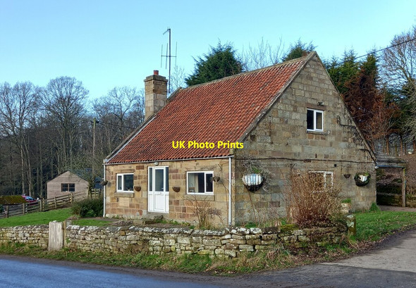 Photo 6"x4" Egton, old schoolhouse Egton Bridge c2022