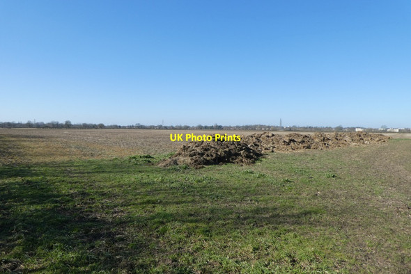 Photo 6"x4" Field and manure Grimston\/SE6451 c2022