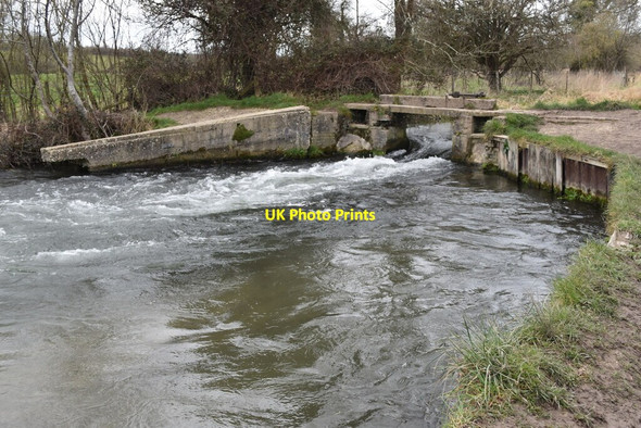 Photo 6"x4" Sluice at former Compton Lock Compton\/SU4625 c2022