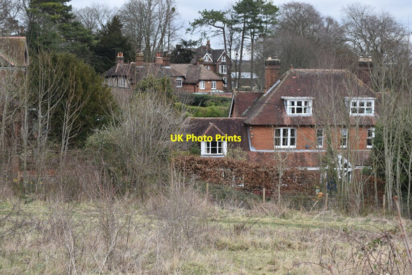 Photo 6"x4" Houses below Shawford Down Compton\/SU4625 c2022