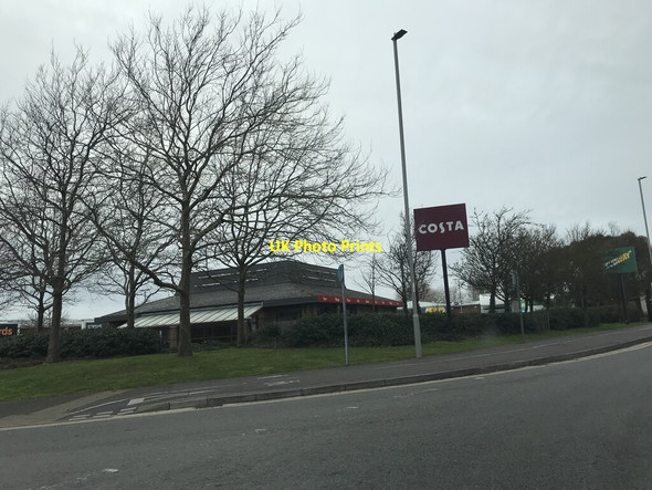 Photo 6"x4" Costa Coffee - A35 southbound Christchurch\/SZ1592 c2022