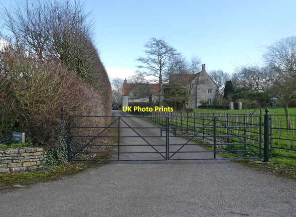 Photo 6"x4" Driveway, Standerwick Farm Foddington c2022