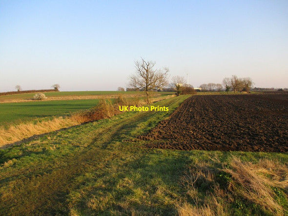 Photo 6"x4" Fields east of Sleaford Sleaford\/TF0645 c2022