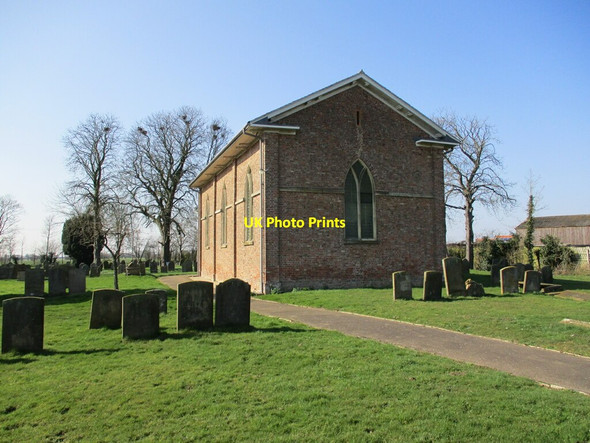 Photo 6"x4" St. Peter's church, Wildmore Bunker's Hill\/TF2653 c2022