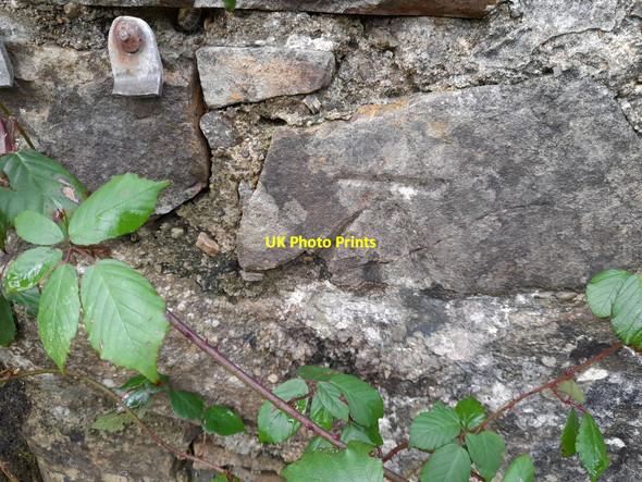 Photo 6"x4" Ordnance Survey Cut Mark Ffynnon\/SN3516 c2022