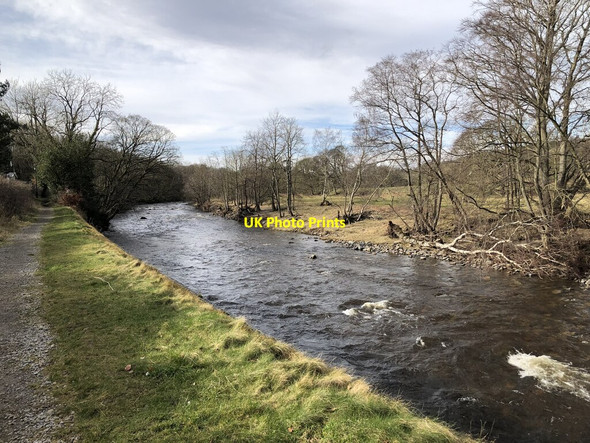 Photo 6"x4" River Wear Beside Kingfisher Leisure Park Frosterley c2022