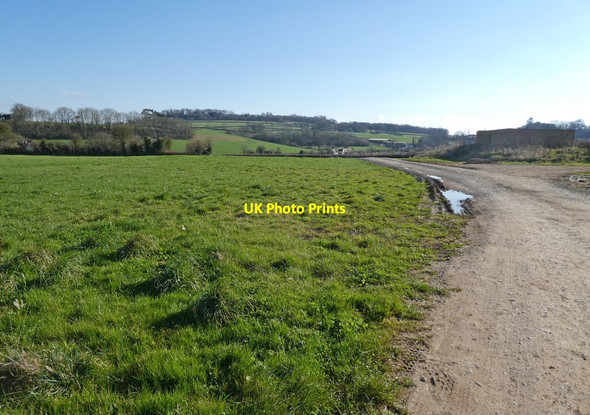 Photo 6"x4" Track, above Welham Farm Welham\/ST6631 c2022