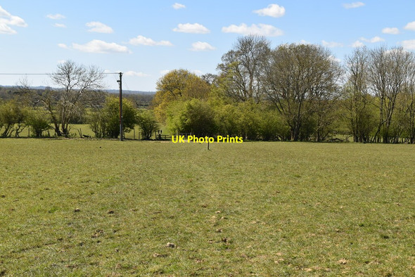 Photo 6"x4" Footpath across field Crowhurst\/TQ3947 c2021