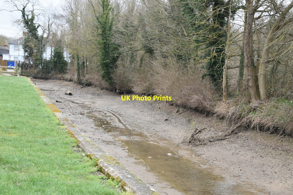 Photo 6"x4" Canal lacking water Congelow c2021