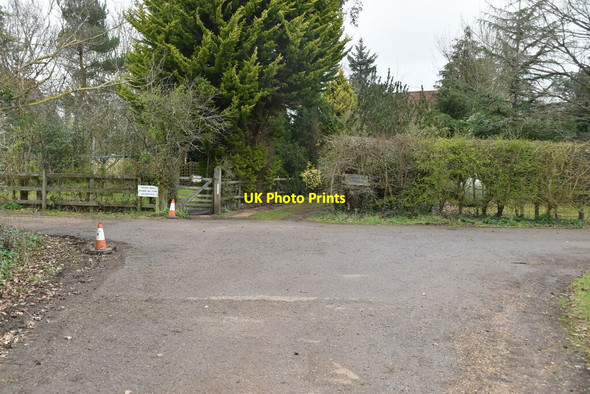 Photo 6"x4" Footpath at Rugmer Hill Cottages Benover c2021