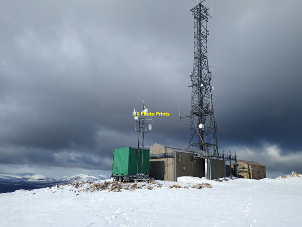Photo 6"x4" Morrone summit installations Tomintoul\/NO1490 c2022
