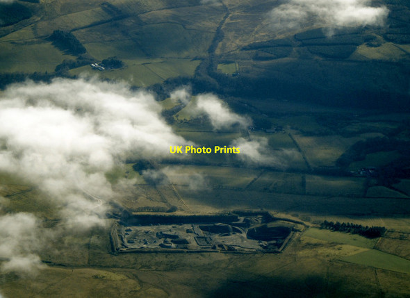 Photo 6"x4" Tincorn Hill Quarry from the air Sorn c2022